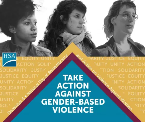 Take action against gender based violence