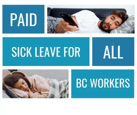paid sick leave for all BC Workers