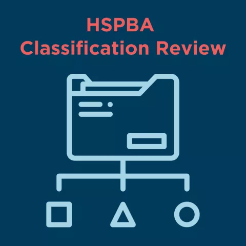 HSPBA Classification Review