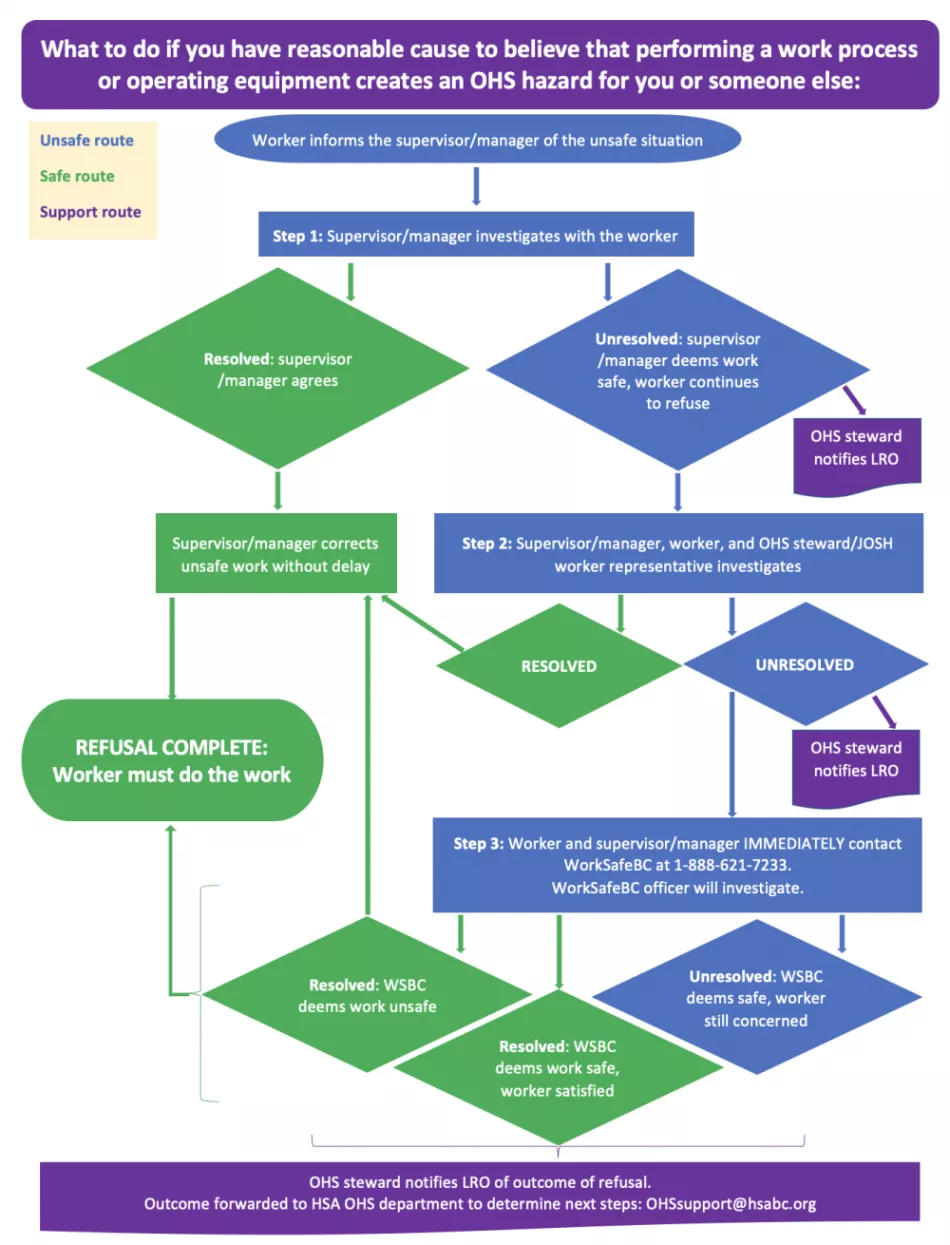 new ohs flow chart