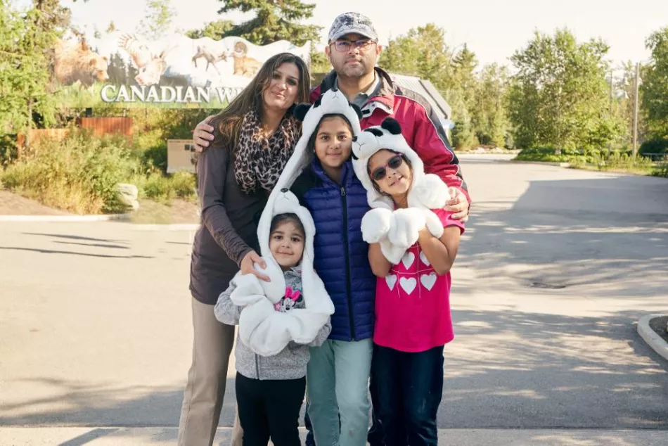 Arsalan Butt and family