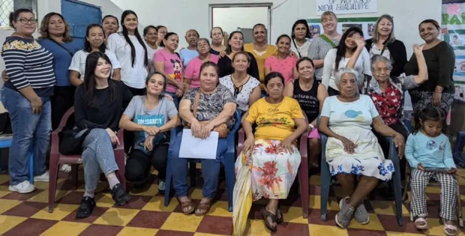 As a part of the CoDevelopment Canada Delegation, Arby and Anne met with the Municipal Association of Women of Nueva Guadalupe, a project that offers small business loans to women. 